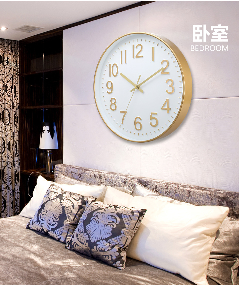 12-inch 30CM silent quartz wall clock, creative and fashionable home living room clock, three-dimensional and simple clock wholesale pic 8