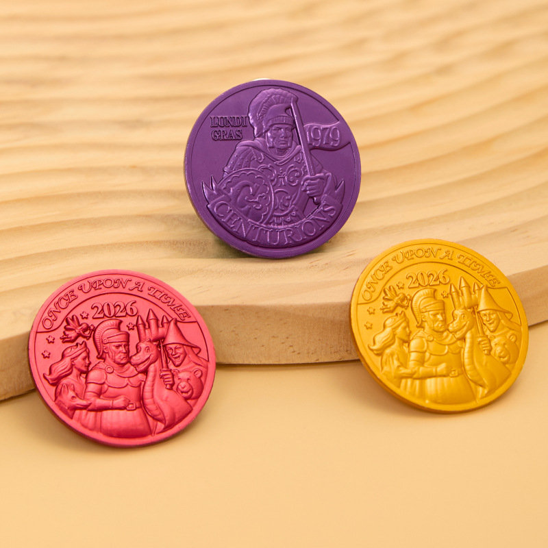 Customized commemorative coins for popular scenic spots, museum and university check-in metal coins, mini-game chip coins, and game coins Specification image