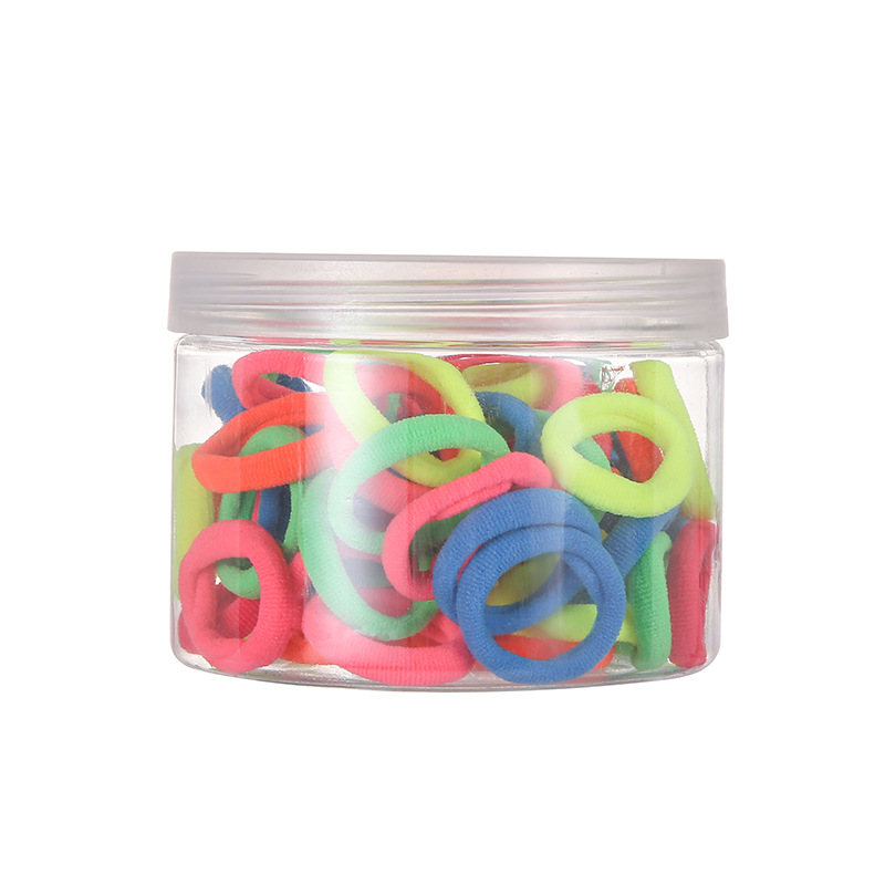 Korean style towel ring ins colorful candy color children's hair rope forest-style basic baby hair tie towel ring wholesale Item Picture
