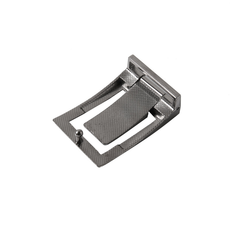 New Trend Men Smooth Zinc Alloy Film Plate Buckle With 33Mm Perforated Belt Buckle Belt Buckle Wholesale Item Picture