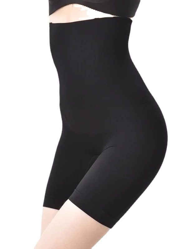 Cross Border Source High Waist Waist Waist Waist Waist Waist Waist Body Shaping Boxers Bare Ammonia Nylon Seamless Spring And Summer Thin Light Pressure Plastic Body Pants Item Picture