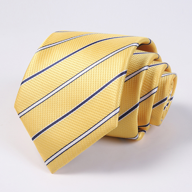 Blue Tie Men's Formal Business Zipper Wedding Groom Do Not Tie Men's Hands Yellow Lazy People Do Not Tie Tide details Picture