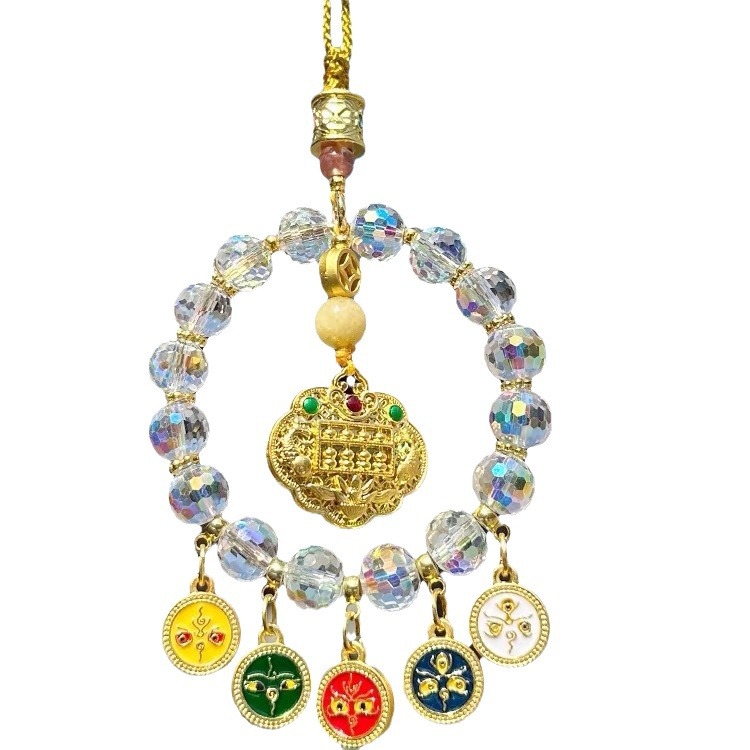 车挂/车挂挂件/桃木/电瓶车后备箱/汽车装饰白底实物图