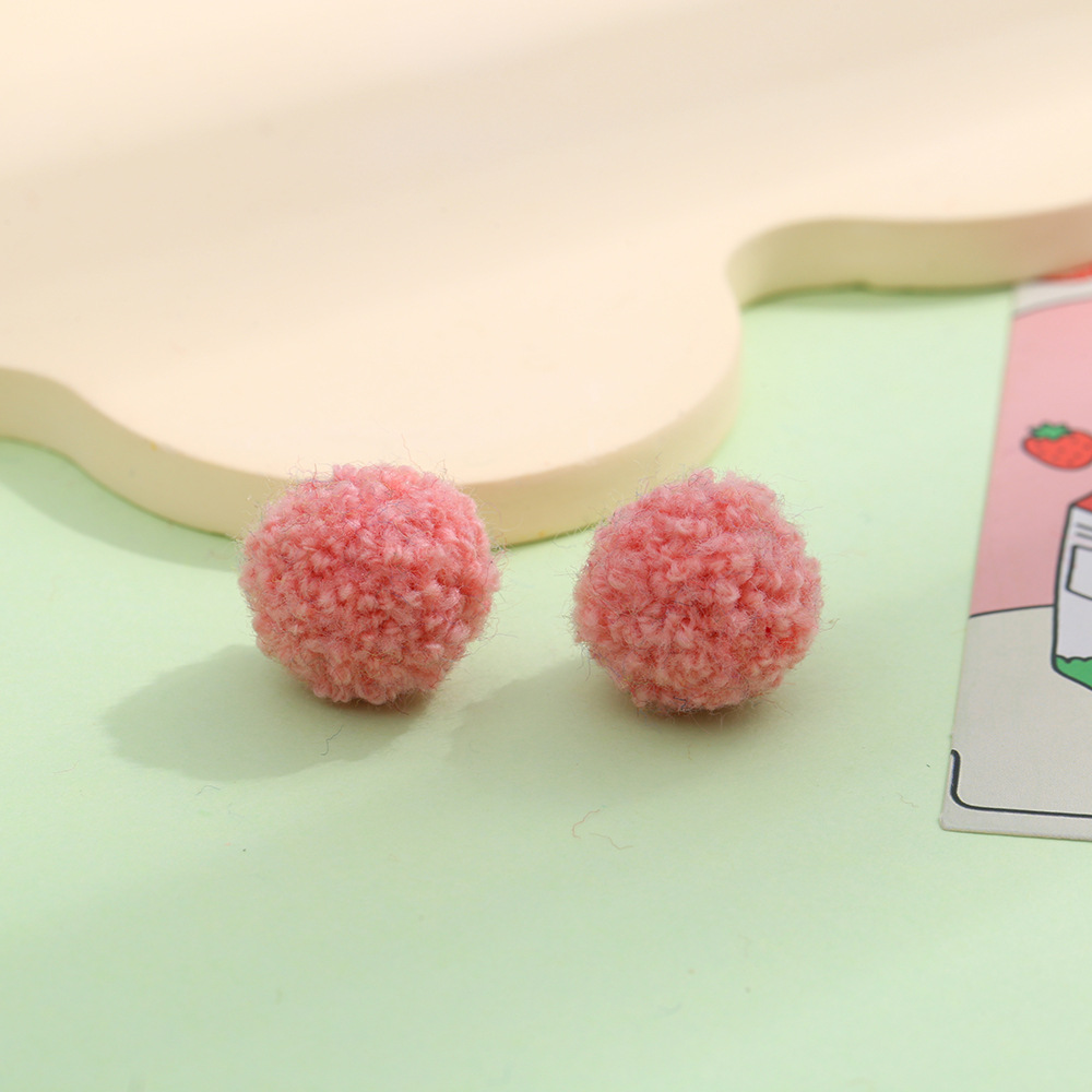 现货彩色羊羔毛绒球仿泰迪毛球 diy装饰挂件饰品配件服装辅料批发详情34