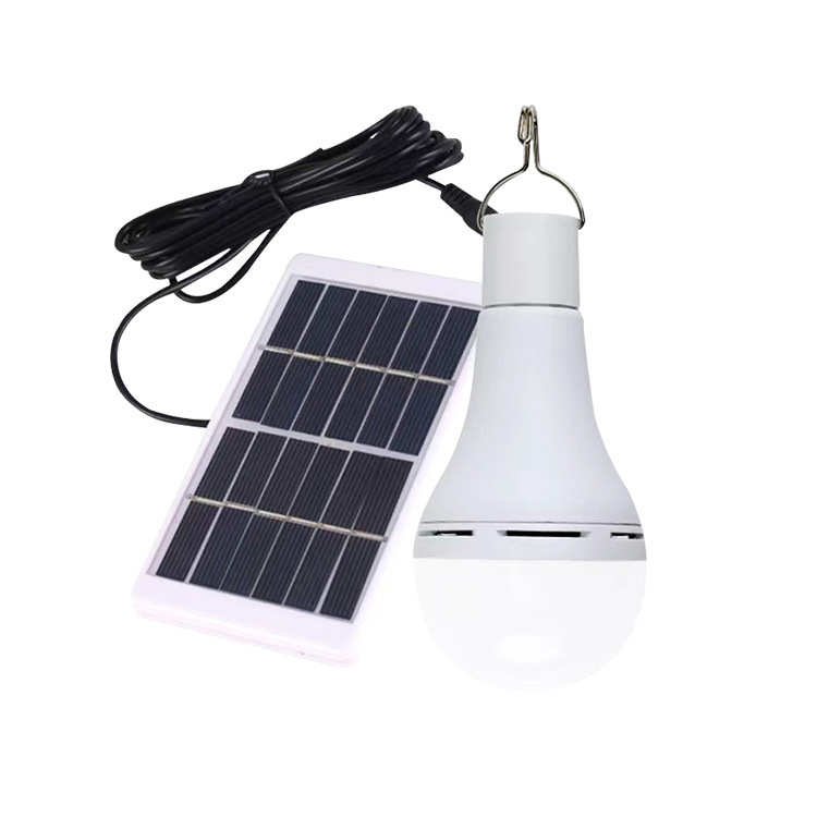 Solar-powered charging emergency light, outdoor camping light, Little Waist charging light, multi-functional power failure low-voltage bulb for the courtyard Item Picture