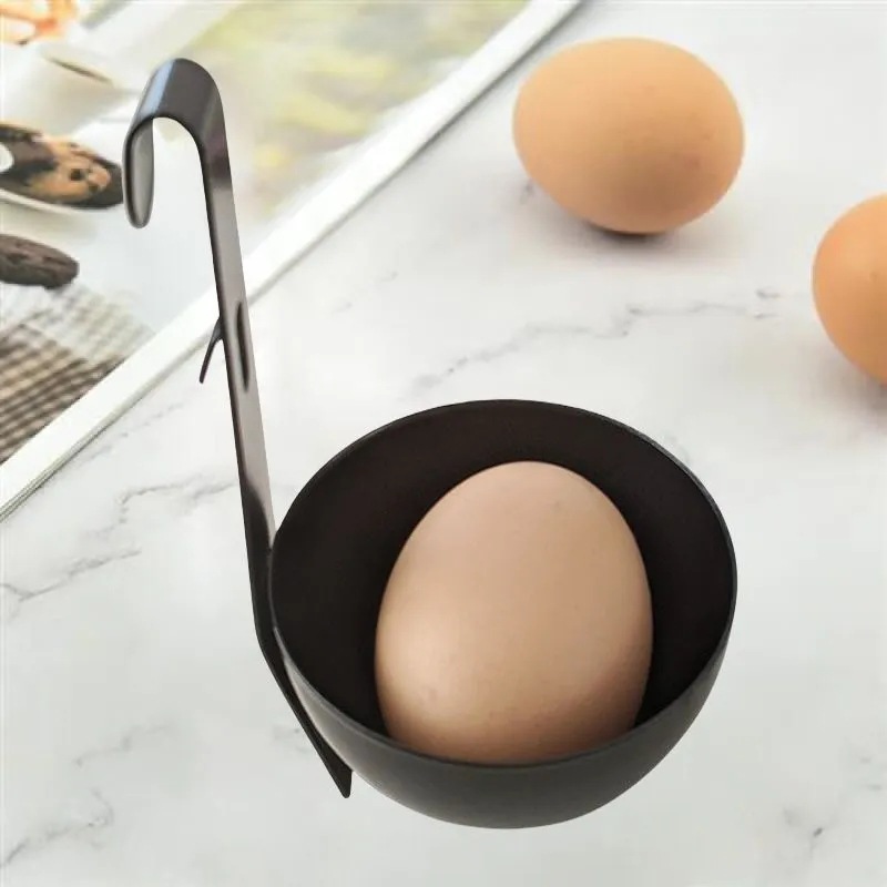 Multifunctional egg poacher Stainless steel food grade egg poacher home boiled egg poached egg ware manufacturers straight hair details Picture