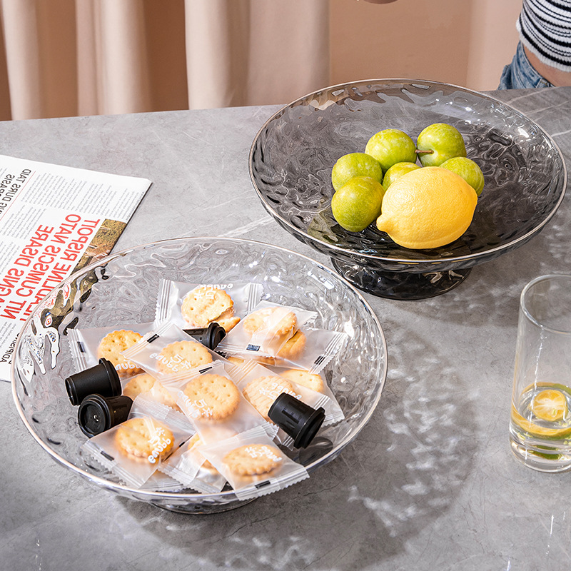 Pet Fruit Plate Snack Plate Day Dining Kitchen Fruit Plate Household Simple Fruit Light Luxury Collection Plate Coffee Table Candy Plate details Picture