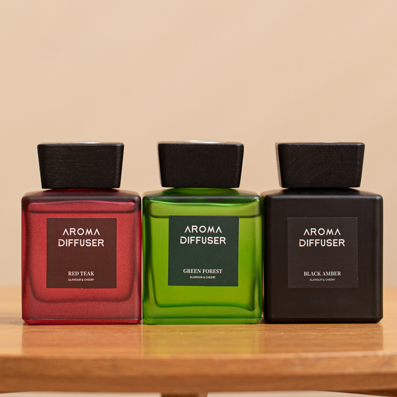 无火香薰室内香氛木盖精油香水持久家用厕所熏香酒店除臭扩香藤条