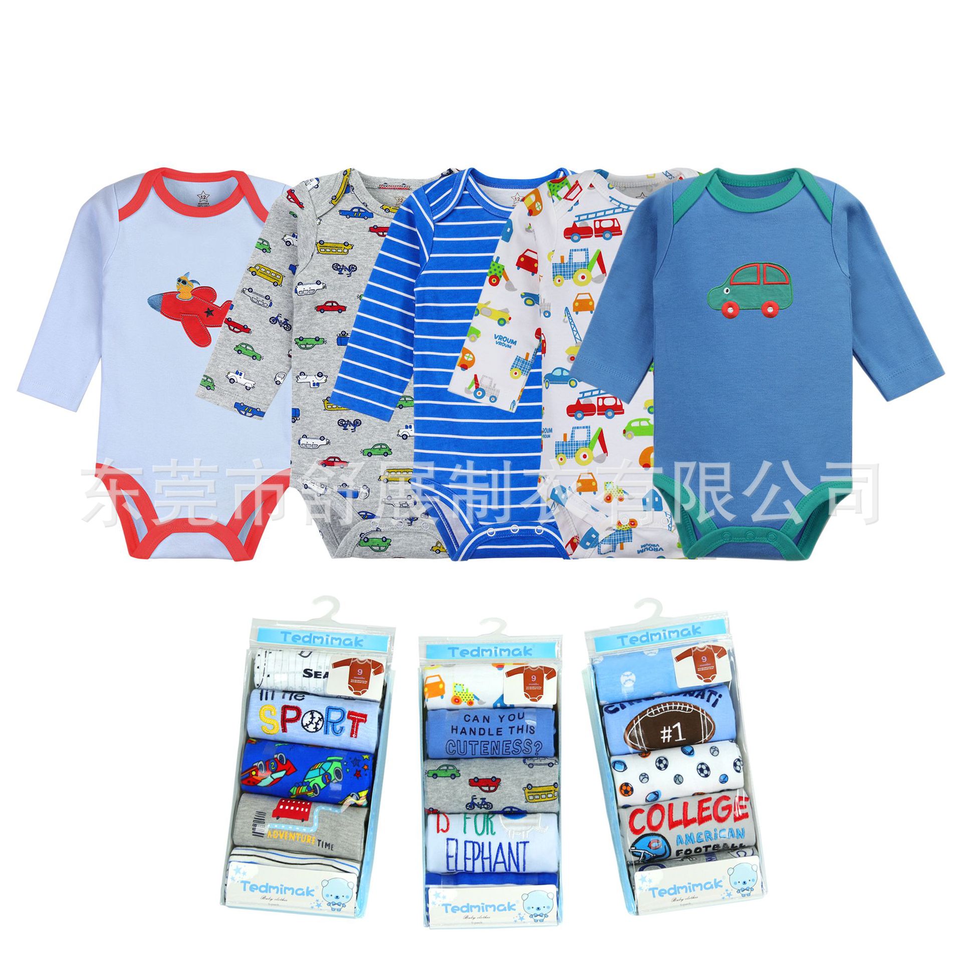 Children's clothing export factory wholesale baby coverings, crawling suits, Katha suits, autumn and winter boys' and girls' one-piece suits Application Scenario