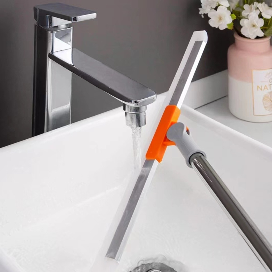 Magic Broom Wiper Multifunctional Sweeping Silicone Wiper Bathroom Kitchen Wiper To Wipe Water details Picture