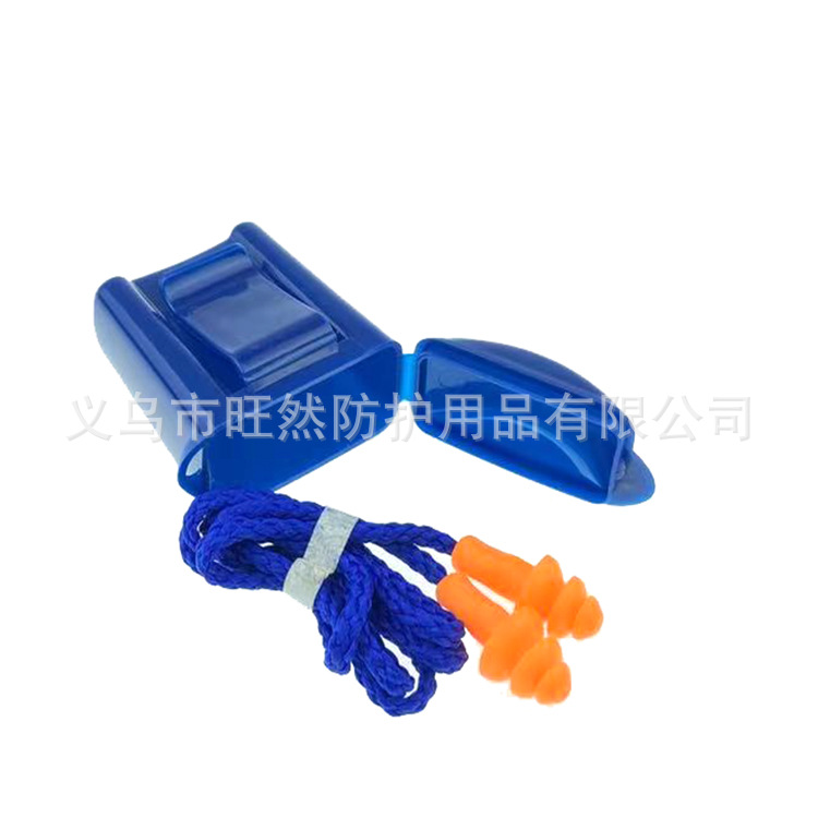 防噪音睡眠圣诞树带线隔音耳塞 降噪工作学习车间盒装耳塞