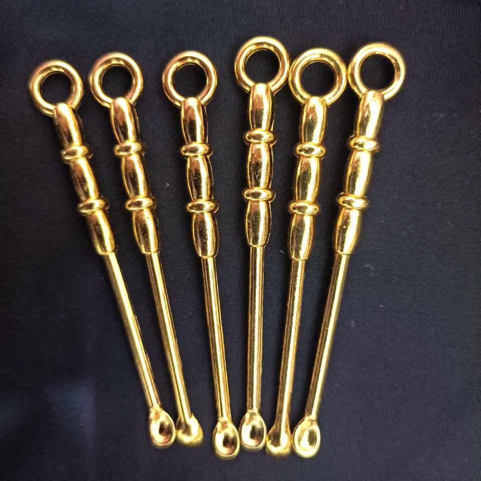 Bamboo joint ear scorer, metal ear scorer, ear picker, ear cleaner, key hanger, accessory, ear scorer, one yuan gift