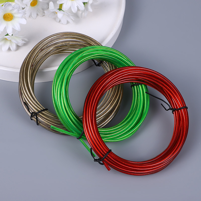 10 meters steel wire rope color binding rope fine wire clothesline binding rope lifting rope with Yiwu 2 yuan department store Application Scenario