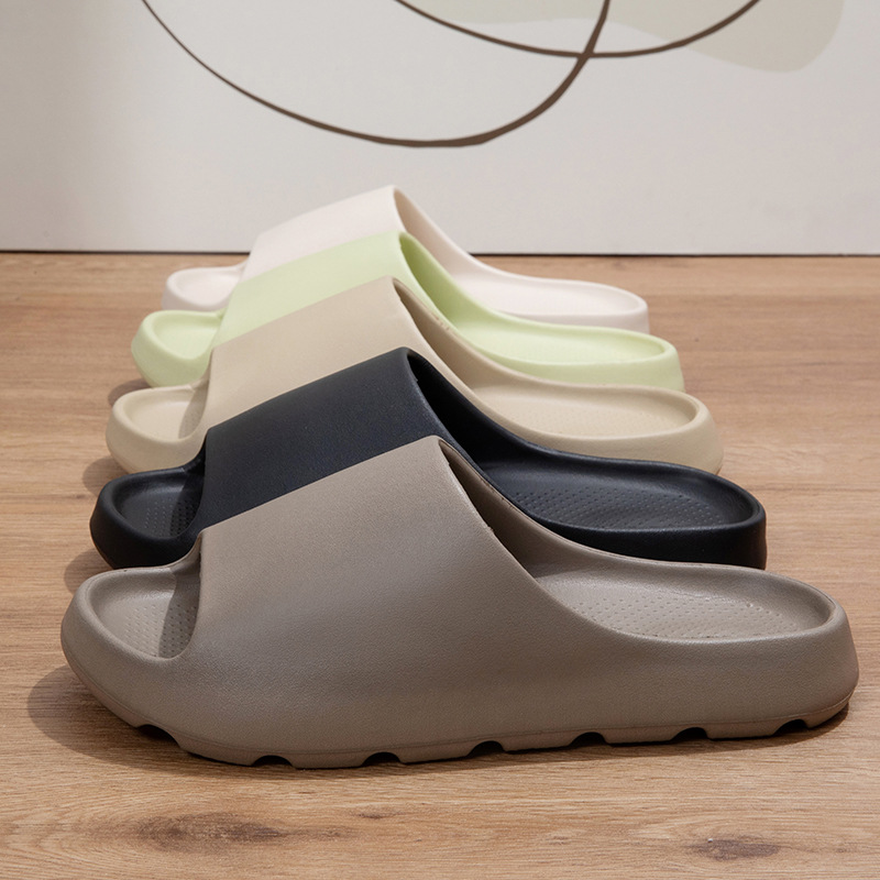 跨境托管椰子拖鞋男式运动户外穿家居踩屎感厚底EVA凉拖鞋女外贸