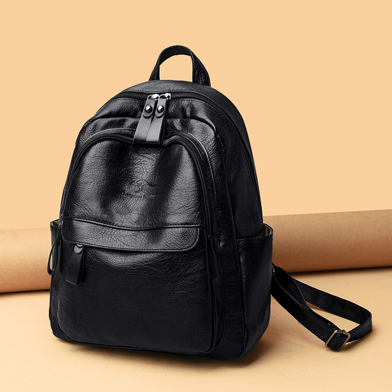 Factory Direct Sales Backpack Women 2024 New Fashion Korean Version Of Everything Single Shoulder Crossbody Fashion Soft Leather Backpack Women Application Scenario