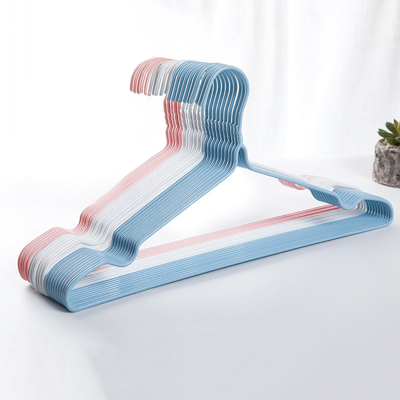 【 Free Shipping 】 Adult thick clothes hangers, household traceless clothes racks, clothes supports, dormitory clothes hangers, clothes hanging racks wholesale details Picture