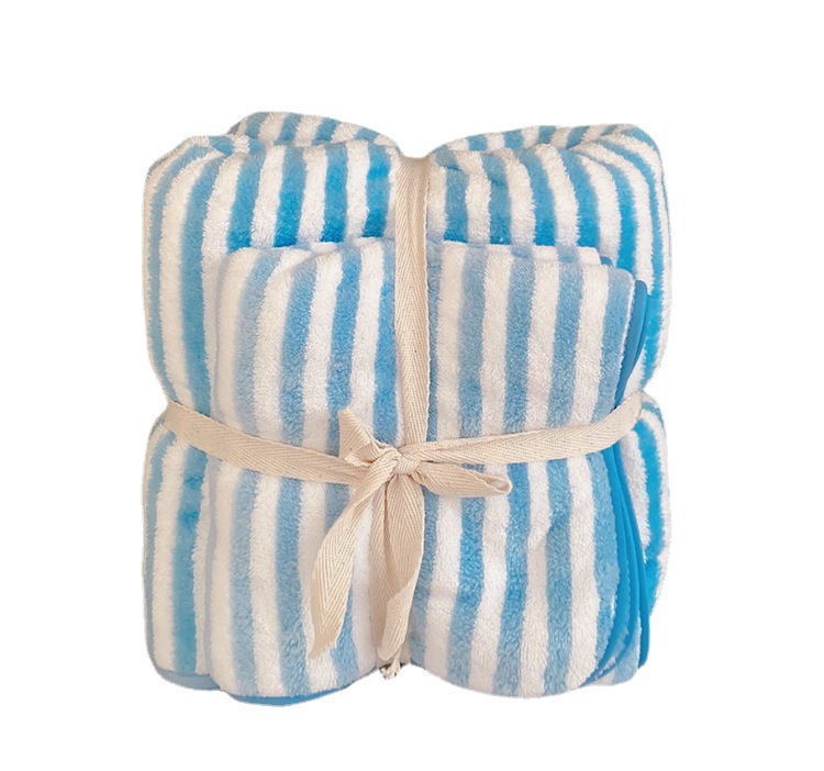 【LOVELY HOME】【 Lovely home 】 Coral velvet towel Bath towel set Narrow strip face towel Household bath towel Wedding holiday gift towel Beach towel Item Picture