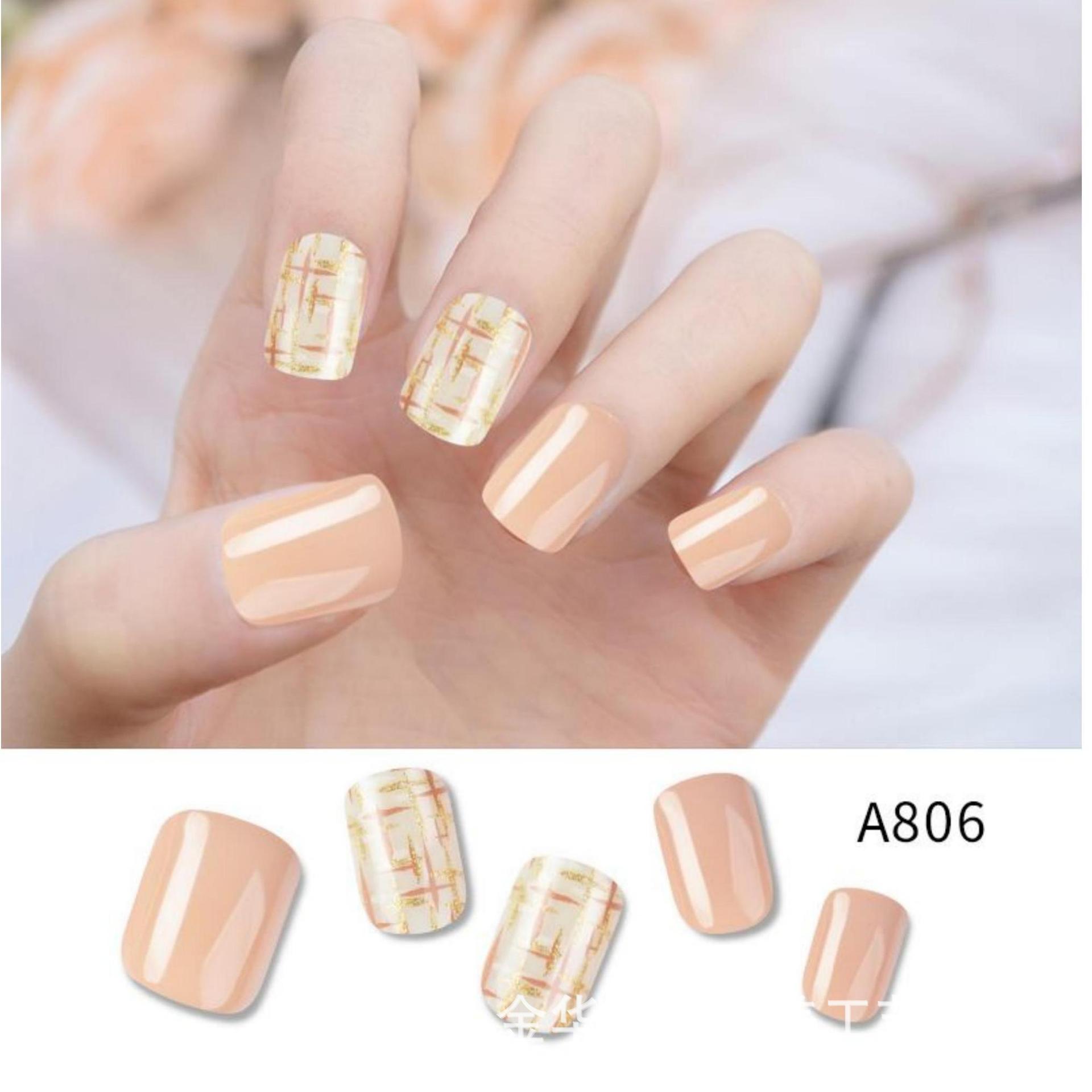Custom wholesale of wearable nails, nail art pieces, high-end soft nail patches, handcrafted wearable fake nails, nails manufacturer, exclusive supply for foreign trade Specification image