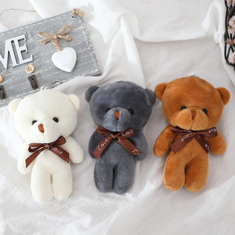Teddy Conjoined Bear Doll Bear Doll Keychain Pendant Plush Toy Doll Teddy Bear Doll details Picture