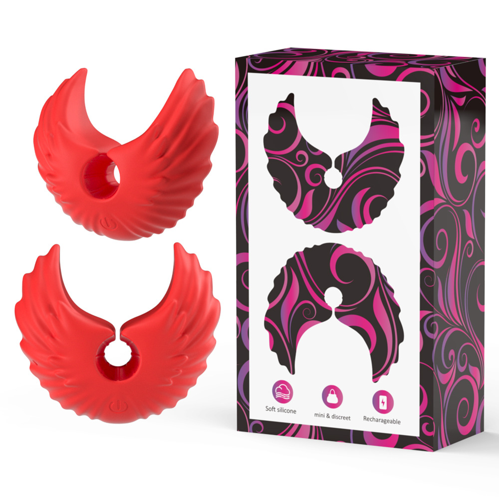 Angel Breast Pinch Women's chest vibrator Silicone remote masturbation device Adult products Application Scenario
