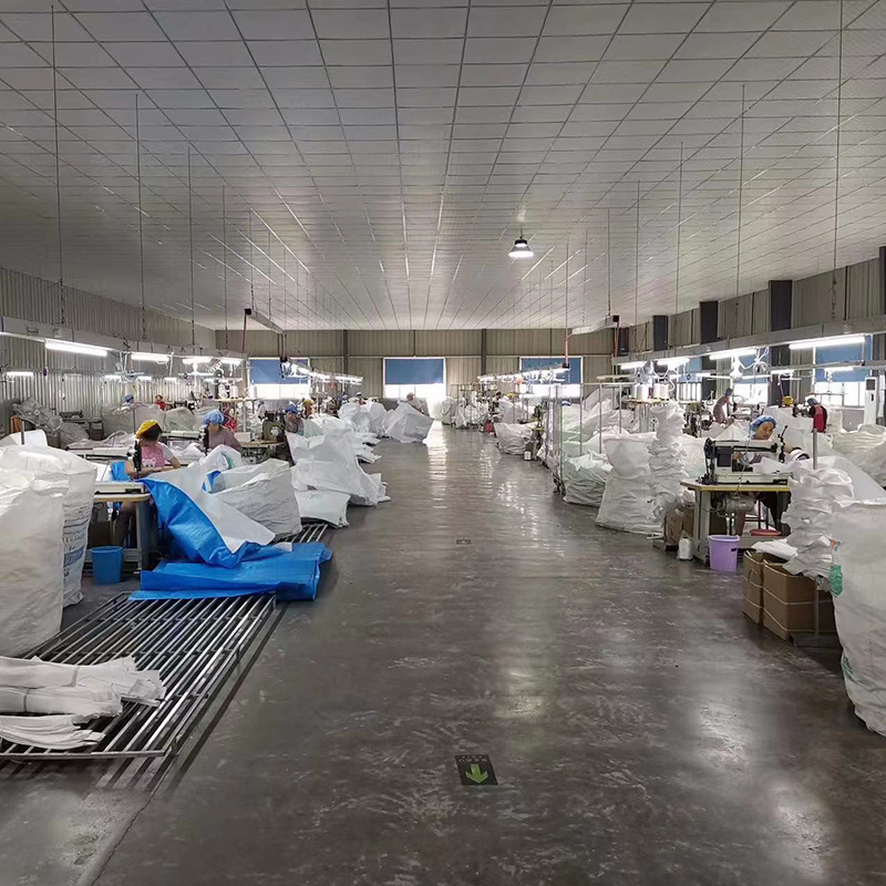 Pp White Ton Bag Thickened Wear-Resistant Space Container Bag Woven Bag 1 Ton 2T Pre-Pressed Construction Sludge Ton Bag Application Scenario