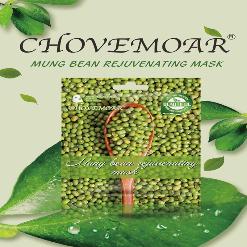 CHOVEMOAR植物精华面膜补水保湿西红柿绿豆蜂蜜面膜精华跨境详情图4