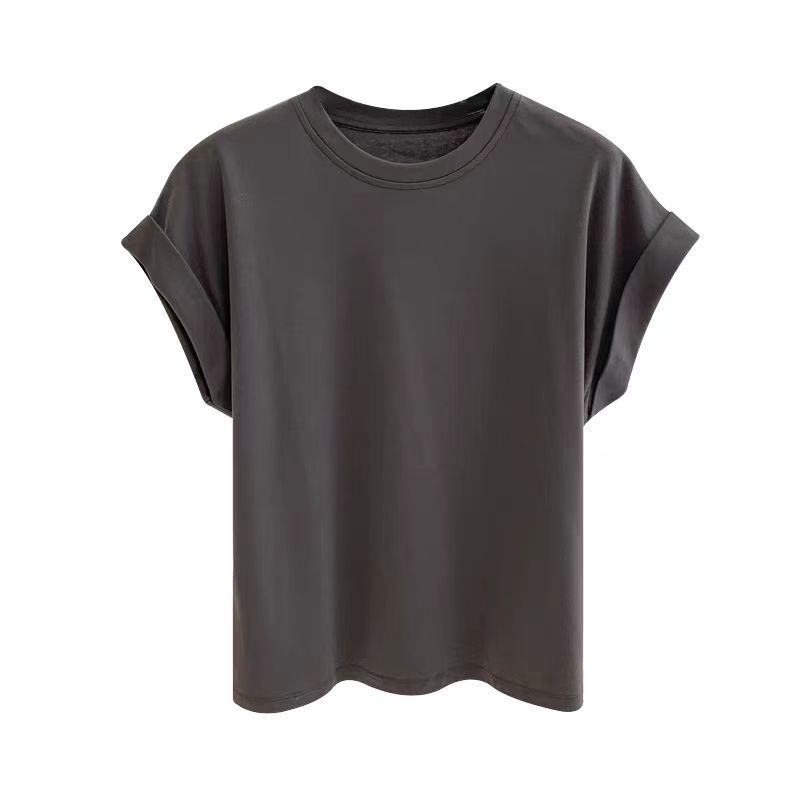 短袖/T恤/衣服/女装/衣服短袖白底实物图