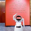 Intelligent commercial service robots for welcoming guests, automatic navigation, obstacle avoidance, security patrol, facial recognition, and exhibition hall front desk details Picture