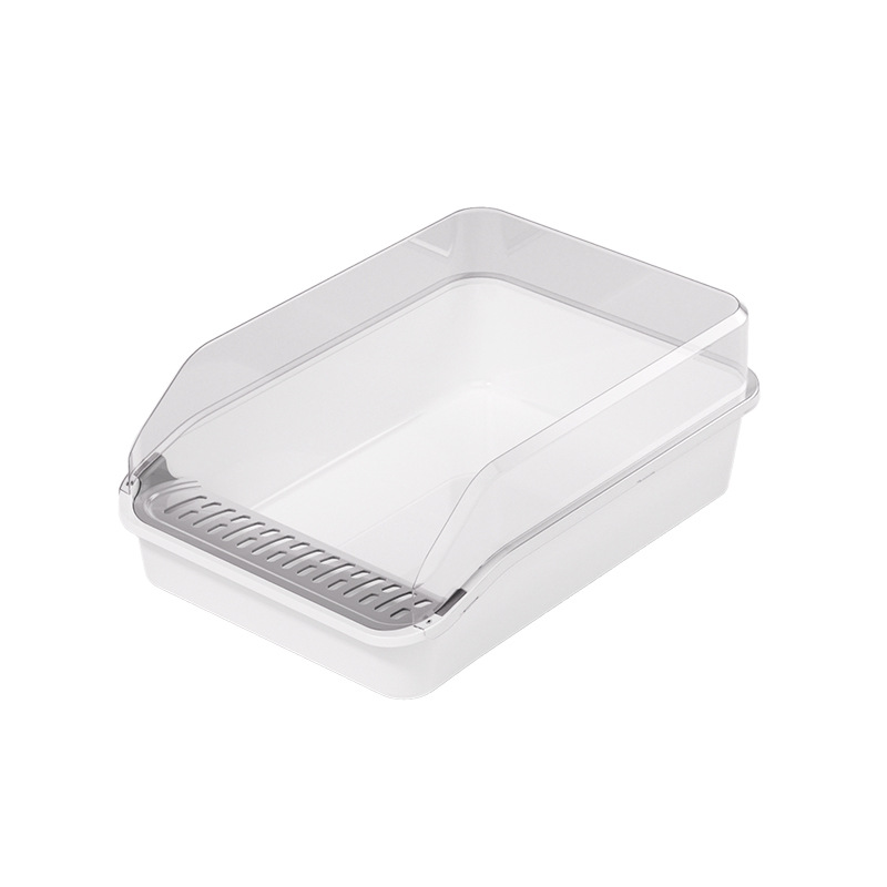 Semi-enclosed, oversized cat litter box, anti-sanding, anti-splashing, odor-proof, kitten toilet, cat litter box, pet supplies Specification image