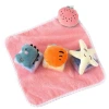 Wholesale of kindergarten towels, children's hand towels, hanging square towels, thickened cartoon absorbent cute dolls and souvenirs Item Picture