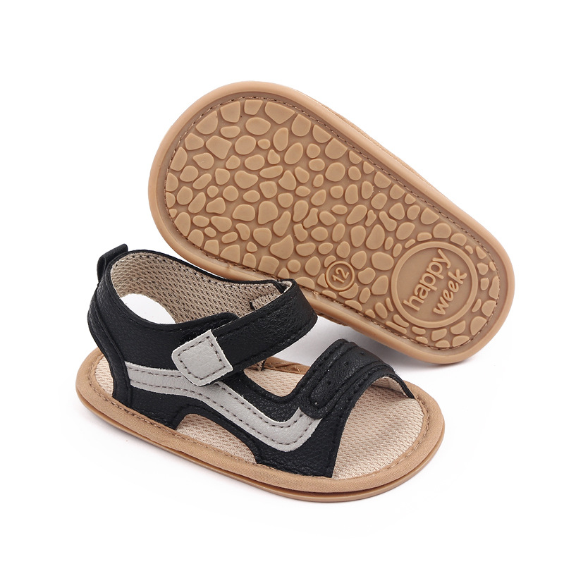 Wholesale of rubber-soled baby sandals for summer boys aged 0-6-9 to 12 months, 2795 Specification image