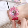 We are in stock of creative children's watches, including the Ice Princess Elsa Princess seven-color flash luminous boys' and girls' student watches Application Scenario