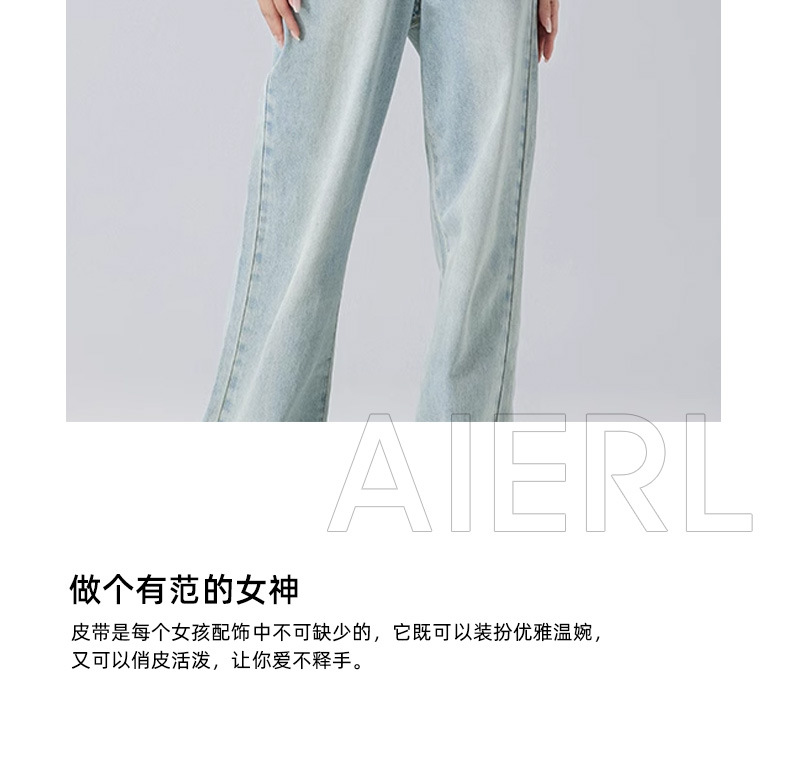 新款韩版女士皮带方扣真牛皮腰带针扣时尚百搭装饰牛仔裤连衣裙带详情10