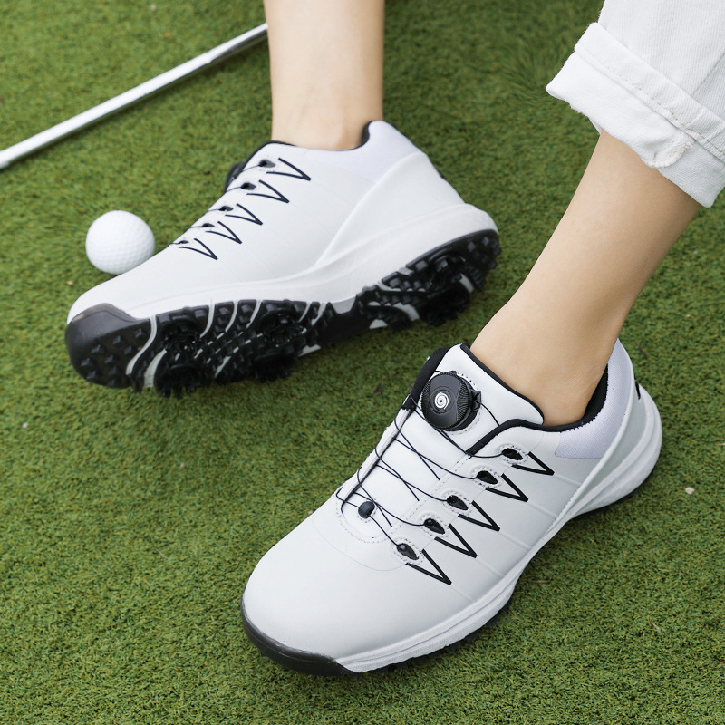 Golf Shoes Men's Microfiber Leather Waterproof Breathable Men's Shoes Non-Slip Comfortable Soft Running Casual Sports Shoes details Picture