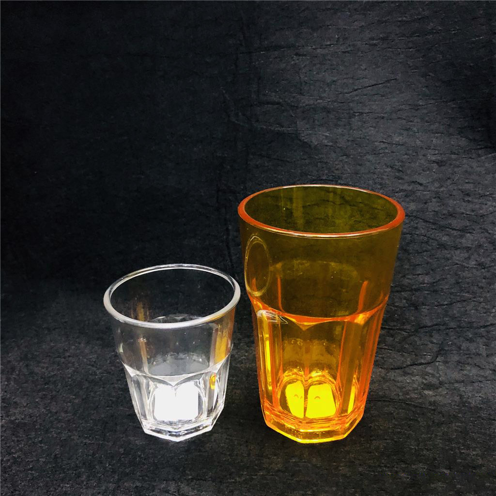 Acrylic Octagon Cup Transparent Leather Gargle Cup Imitation Glass Plastic Wine Cup Supplier Supply Rs-201815 Application Scenario