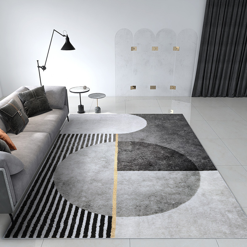 北欧风格地垫/客厅卧室地毯/满铺地毯地垫细节图