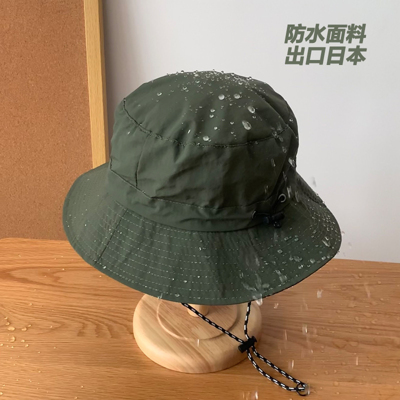Waterproof Fisherman Hat Can Be Bag Storage Basin Hat Summer Thin Quick-Drying Outdoor Hiking Hat Men's Visor Children details Picture