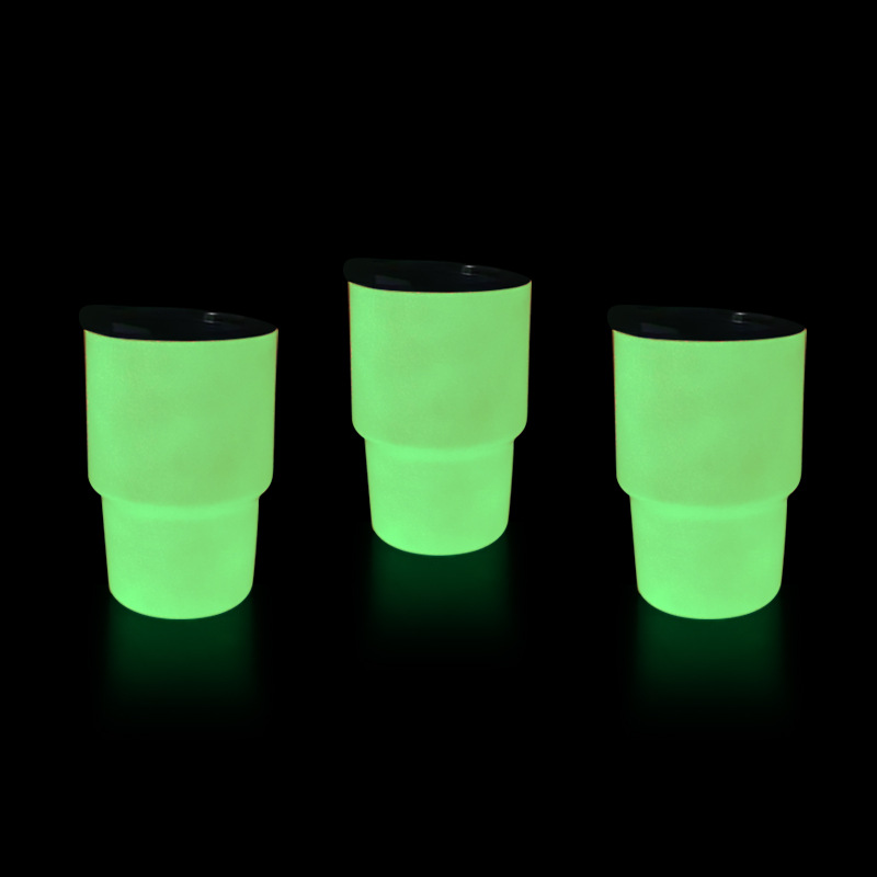 Cross-border 3oz mini car cup, fluorescent luminous cup, double-layer stainless steel party spirits cup, sublimation straw cup