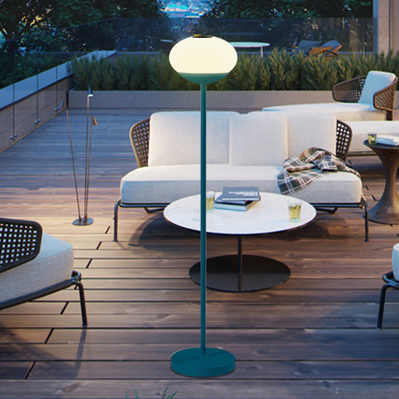 Bo Rui solar floor lamp outdoor sphere atmosphere lamp colorful warm white lamp decoration decoration bedroom hotel living room