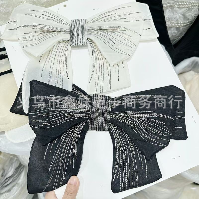 Hand-embroidered beaded collar fabric sticker decoration details Picture