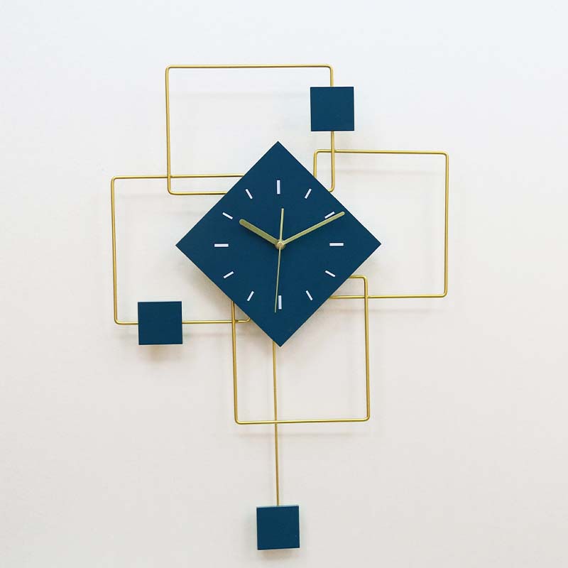 Nordic Clock Wall Clock Living Room Personality Creative Quiet Decorative Clock Simple Fashion Atmosphere European Wall Clock Specification drawing