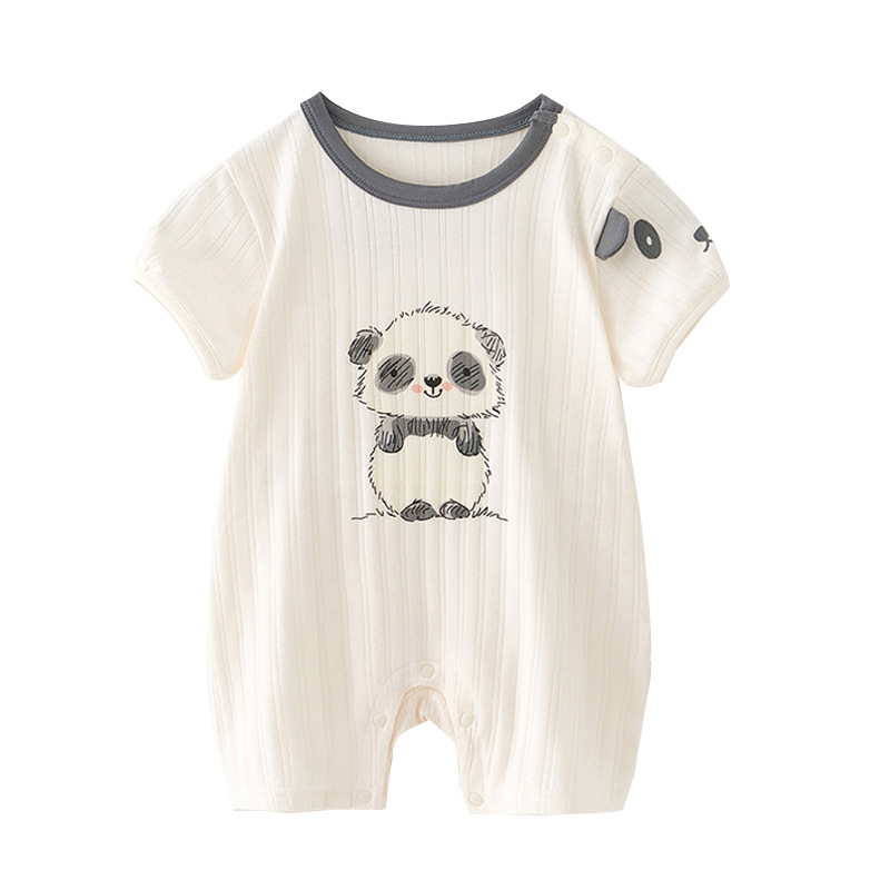 连身衣儿童春秋/万圣节/婴儿衣服/婴儿爬服/婴儿夏天连体衣白底实物图