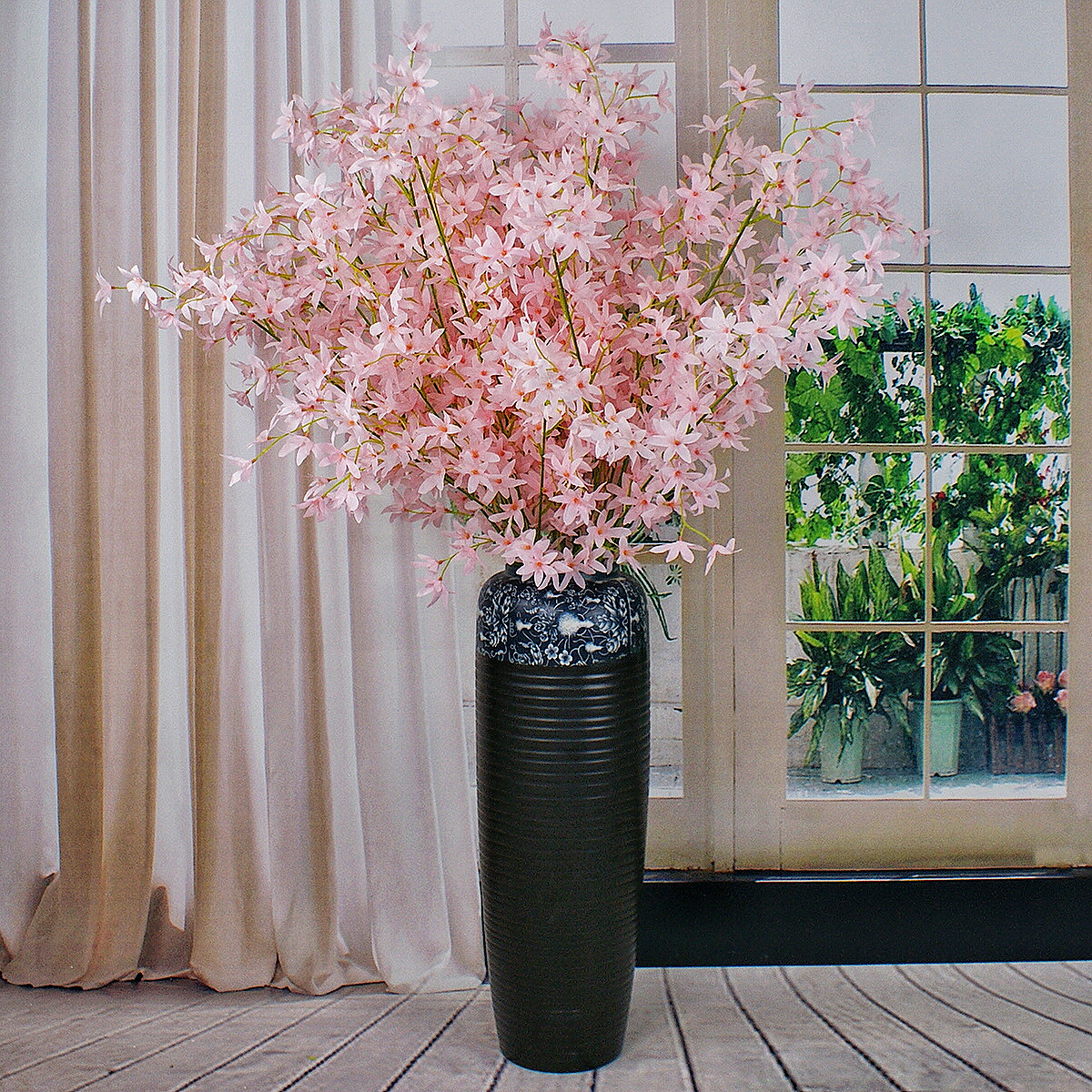 加密长枝/文心兰仿真花/跳舞兰产品图