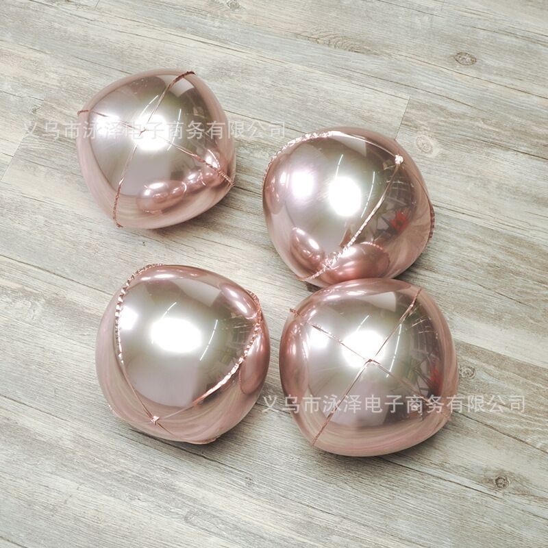 Venta directa de fábrica 15 "8 colores redondo 4 lados globo de película de aluminio decoración de boda fiesta de cumpleaños Application Scenario