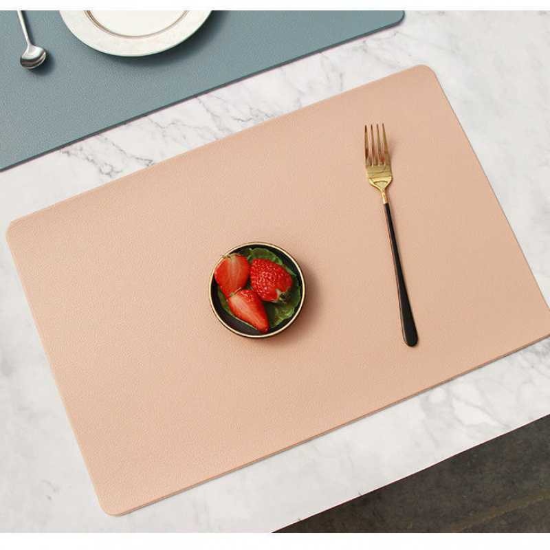 家用防烫耐高温隔热垫蜡烛香精皮革餐垫风防水防油防滑西餐桌垫
