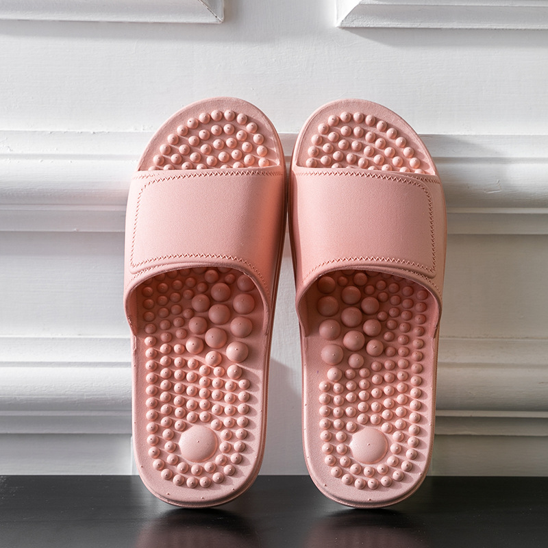 Wholesale slippers female summer indoor home bath soft sole non-slip couple men massage slippers new style Application Scenario