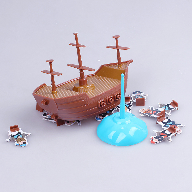 平衡企鹅海盗船趣味惊险亲子启蒙互动儿童休闲桌面游戏 益智玩具详情图4