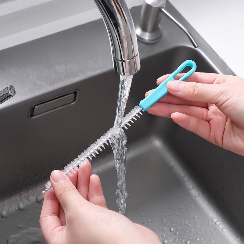 Lotus root hole cleaning brush, a fine lotus root cleaning tool, lotus root hole brush, cleaning tools, baby bottle straw brush, piping nozzle brush, bristle brush Specification image