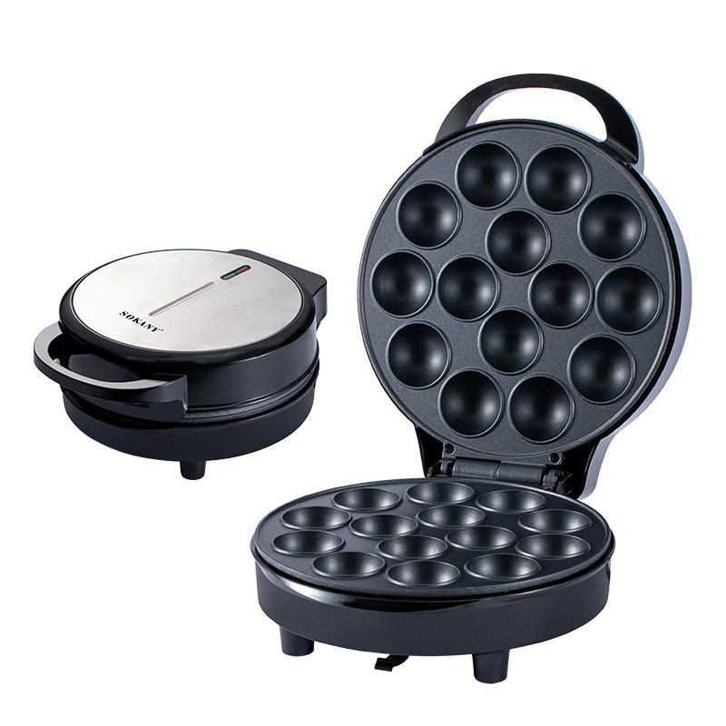Household automatic temperature-controlled breakfast machine, egg tart machine, griddle and cake machine details Picture