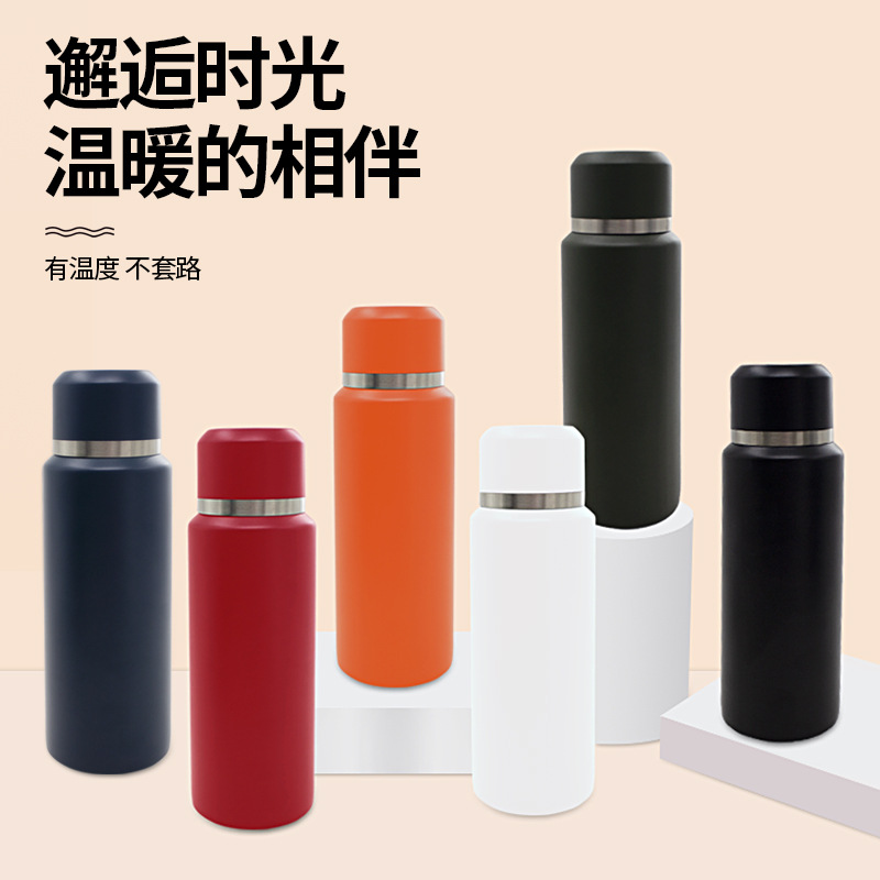 304不锈钢保温杯大容量测温焖茶杯新款焖茶壶礼品杯
